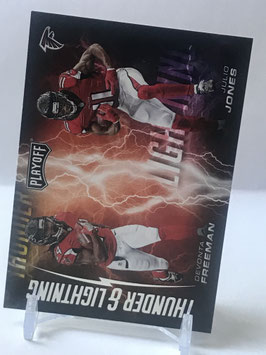 Devonta Freeman/ Julio Jones (Falcons) 2017 Playoff Thunder & Lightning #2