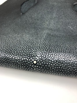 12" Stingray Leather oil tanned black