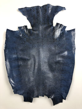 Lizard Leather blue black