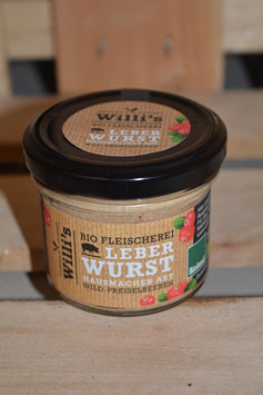 Willi's Leberwurst m. Preiselbeeren