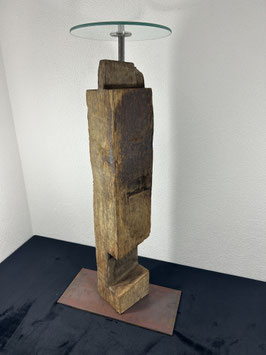 Balkentisch mit Sockel