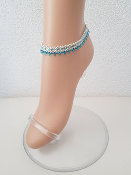 DROPS TURQUOISE & SILVER