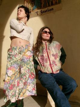 Pantalon Nine à fleurs multicouleurs