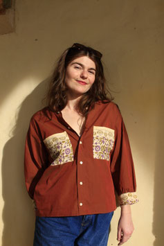 chemise pimpette teraccotta indien