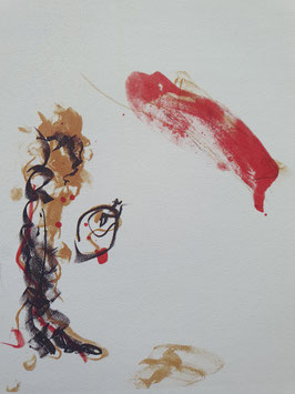 Abstract rood bruin