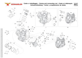 17 Motor : Kurbelwelle / Kolben / Kolbenring /  Pleuel / Schalen / Laufbuchse
