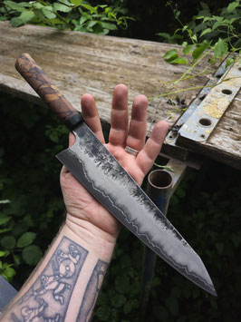 Gyuto - Stainles San Mai 1.2419- Gestockte Buche XCut