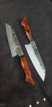 Santoku Europäischer Griff, Monostahl