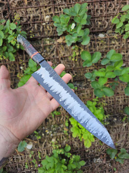 Gyuto - Stainles San Mai 1.2419- HUBERITE Western Griff