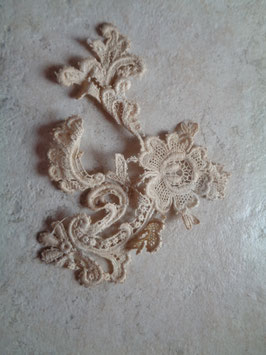 Appliqué fleur 1900