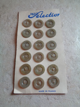 Planche de boutons 60's