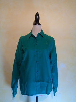 Chemise verte 70's T.40