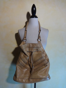 Sac seau cuir 70's