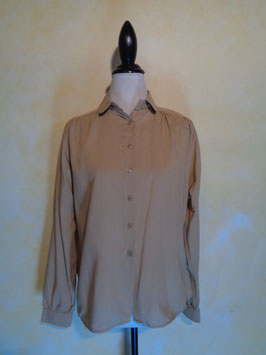 Chemisier beige 80's T.38