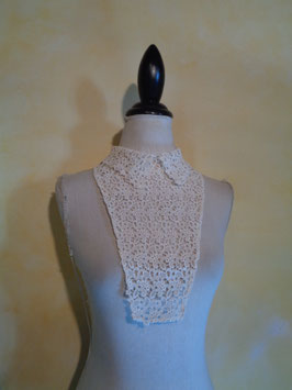 Plastron dentelle 1900