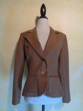 Veste marron 70's T.38