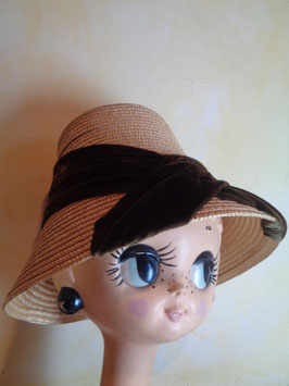 Chapeau paille 50's