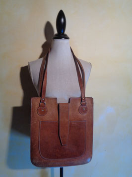 Sac tout cuir 70's