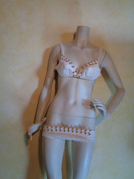 Bikini blanc 60's T.34