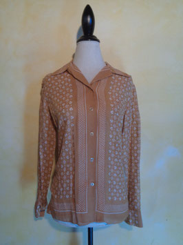 Chemise trèfles 70's T.40