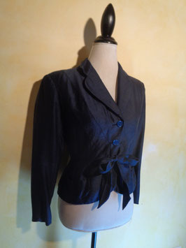 Veste bleue 40's T.36