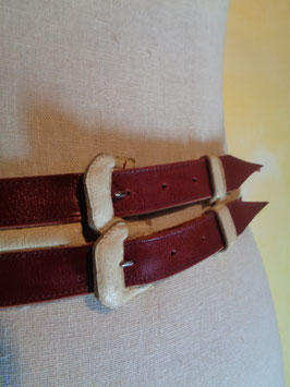 Ceinture double cuir