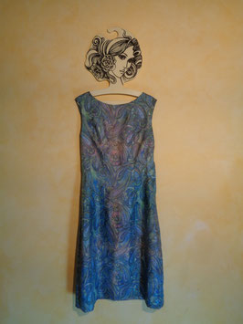 Robe camaïeu rose bleu 60's T.34