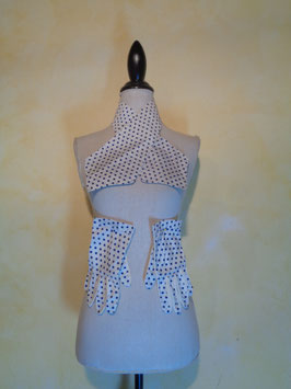 Ensemble foulard et gants 50's