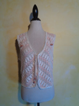 Gilet crochet 60's T.38-40