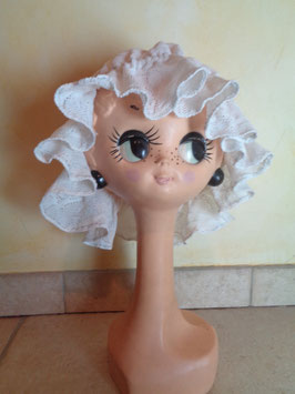 Bonnet de nuit coton 1900