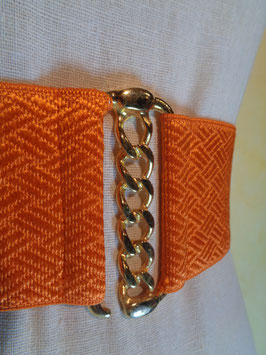Ceinture elastique orange