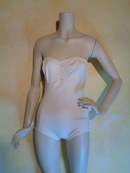Maillot de bain blanc 60's T.36