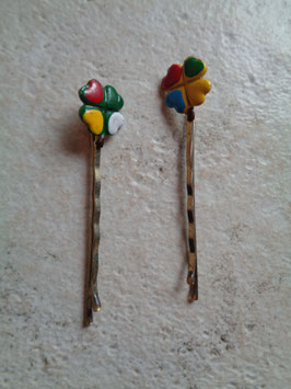 Barrettes trèfle 70's