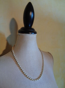 Collier perles 50's