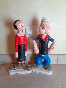 Statuettes Popeye et Olive 90's