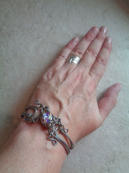 Bracelet pierre irisée