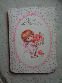 Carte anniversaire 80's