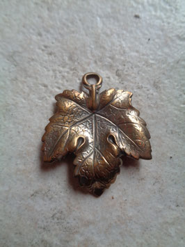 Feuille vigne métal
