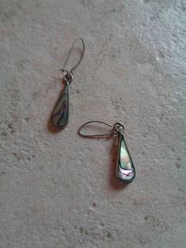 Boucles d'oreilles nacre