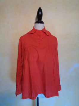 Blouse rouge 70's T.38