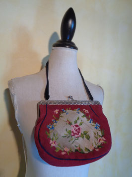 Pochette point de croix 40's