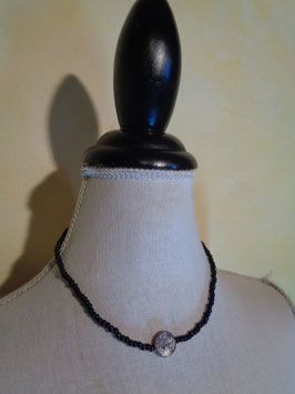 Collier médaillon 40's