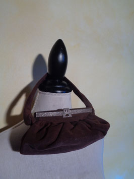 Minaudière marron 40's