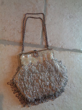 Pochette perles et sequins 30's