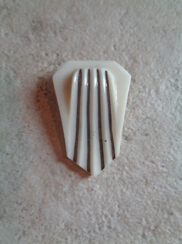 Clip de corsage blanc 40's