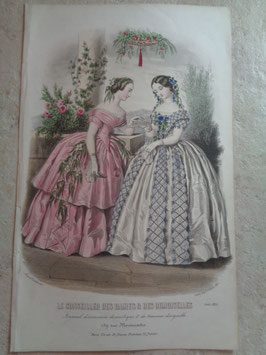 Gravure mode août 1855