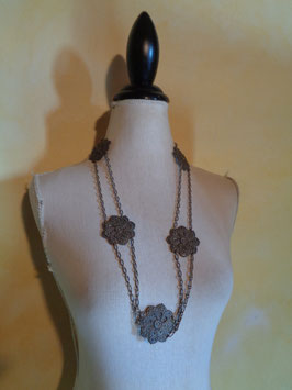 Sautoir chatelaine 1900
