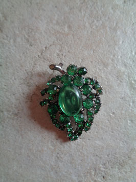 Broche verte