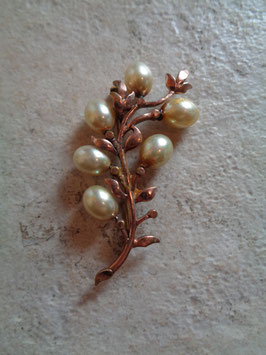 Broche à perles 50's