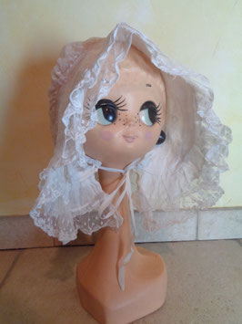 Bonnet dentelle 1900